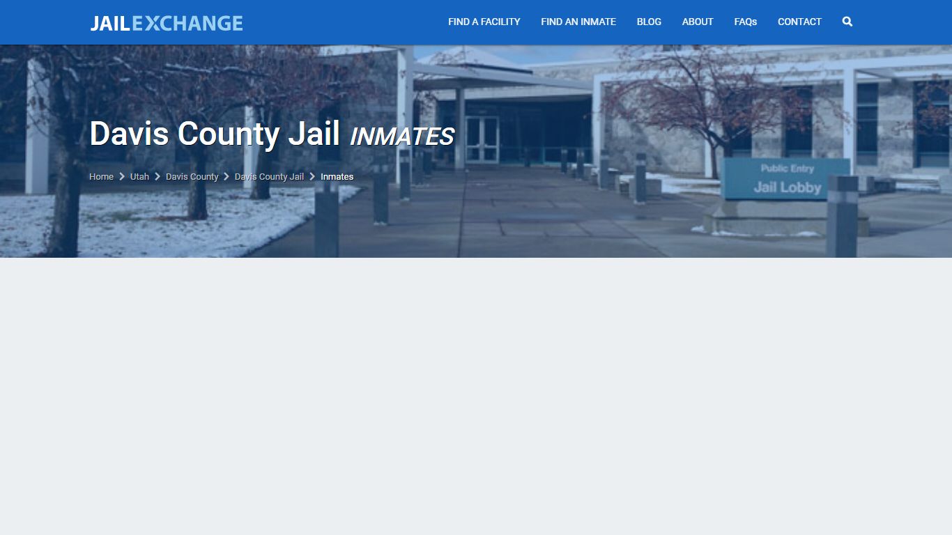 Davis County Jail Inmates | Arrests | Mugshots | UT